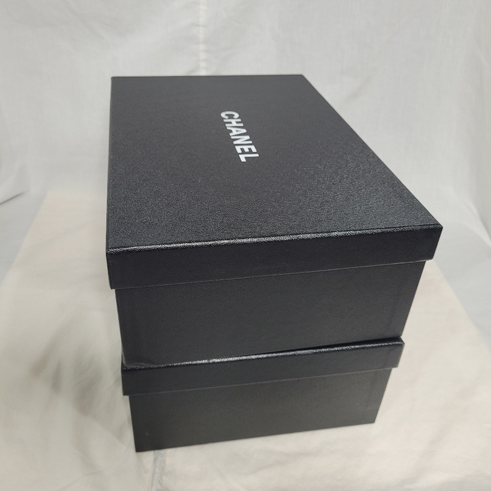 Chanel Black Shoe Boxes (2)